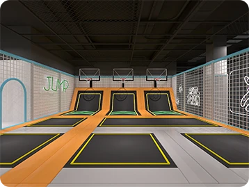 Trampoline Dunk Zone